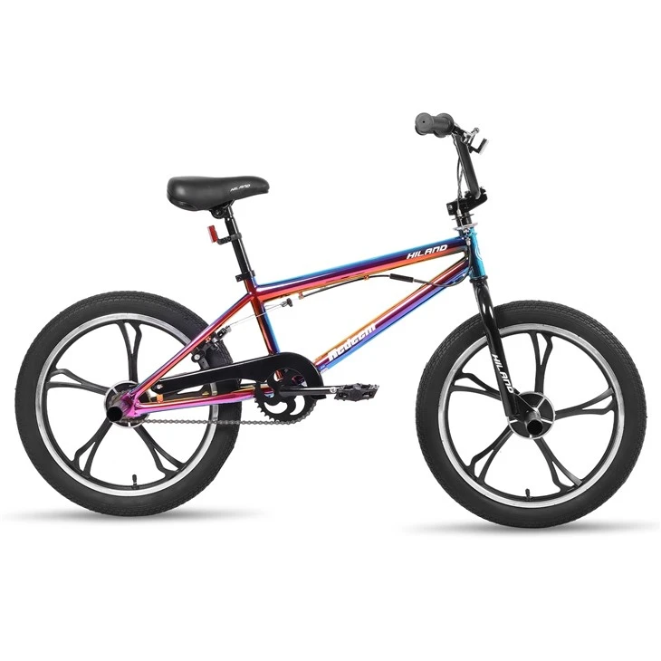 Joykie Hiland 20 polzades per a nens per a nens de nenes de 5 a 12 anys, 360 graus Rotor Freestyle, 4 Pegs Speed ​​Speed ​​Kid's Bicycle, múltiples colors