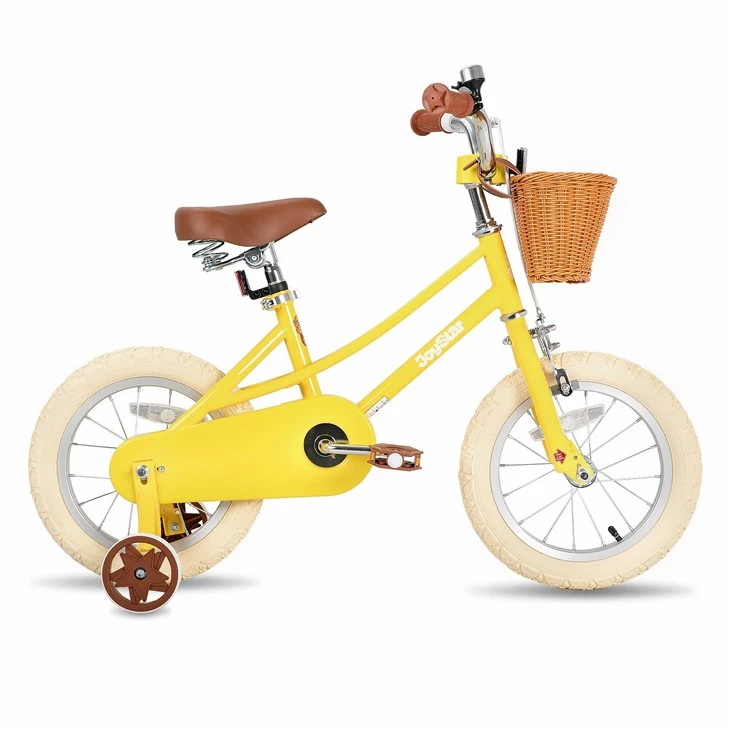 JOYKIE JOYSTAR 12/14/16/20 Inch Kids Bike For 3-12 Years Girls With Training Wheels & Basket 20 Inch With Kickstand