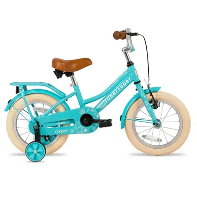 Bicicleta per a nens de 14 "Joykie amb rodes d'entrenament per a nens petits de 2-12 anys i nens d'alumini Tipus de pedal
