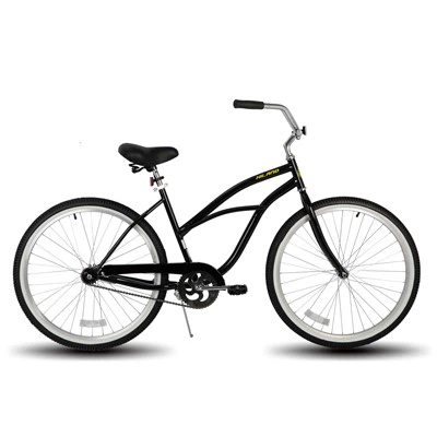 Bicicleta de creuer de la platja de Joykie Hiland 26 polzades, bicicleta de rodalies de velocitat única amb fre de muntanya posterior, pas baix - a través del marc, seient còmode amb molles dobles, bicicleta híbrida de la ciutat per a dones adultes