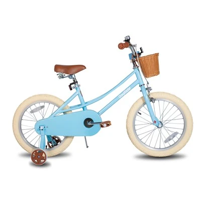 Joykie Joystar 14/12/16/20 polzada Bicicleta per a nens per 3-12 anys, noies amb rodes d'entrenament i cistella de 20 polzades amb kickstand