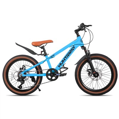 JOYKIE KEANO 20 24 Bicicleta de muntanya d'aliatge d'alumini de 7 velocitats amb frens de disc mecànics per a nens