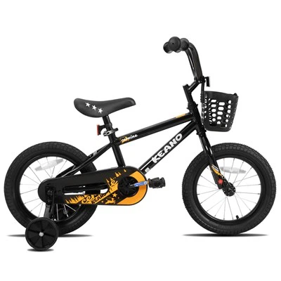 JOYKIE KEANO Alta-qualitat14-Marc i forquilla Hi-ten de 20 polzades Rodes d'entrenament extraïbles Bicicleta per a nens personalitzable