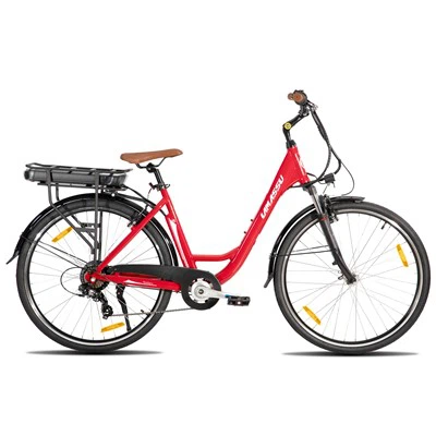 JOYKIE LAMASSU Bicicleta de muntanya elèctrica personalitzable de 28 polzades Motor 250w 36v Fre doble V Marc d'aliatge d'alumini de 7 velocitats