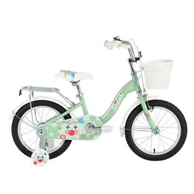 Bicicleta infantil SAKURA Pretty de 16 polzades de primavera verda